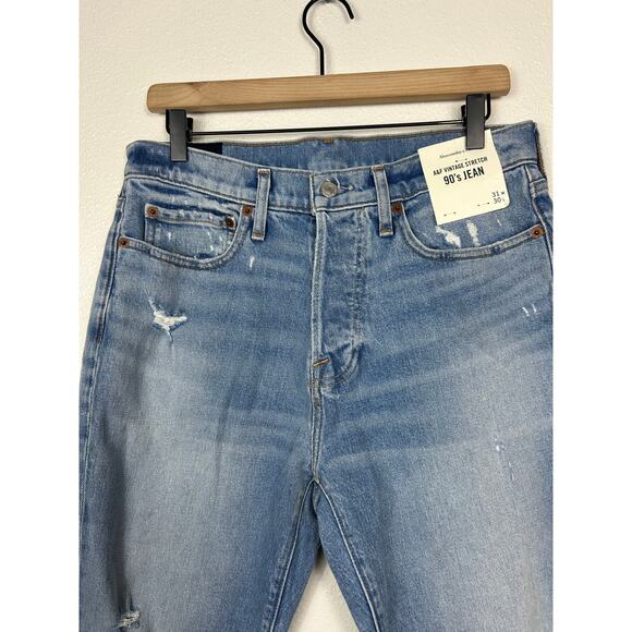 Abercrombie & Fitch NWT Men’s Vintage Stretch 90’s Jean 31W 30L - Picture 2 of 8